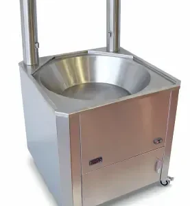 Fogón a gas automático para interior. 70x70