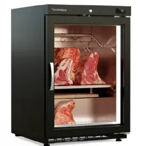 Expositor de maduración de carne de sobremesa.