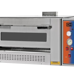 Horno a gas de 4 pizzas de 30 cm.