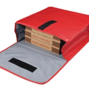Bolsa isotérmica roja.