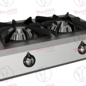 Cocina a gas 2 Fuegos MOVILFRIT.