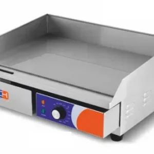 Plancha eléctrica de acero rectificado.