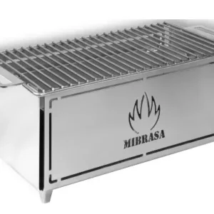 Parrilla portátil de sobremesa para 4 comensales.