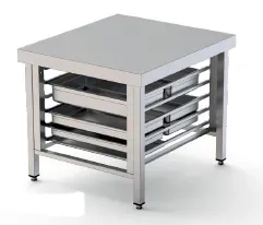 Mesa soporte para horno.