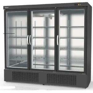 Armario expositor de congelación de 3 puertas.