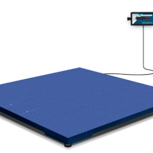 Báscula de suelo con indicador de 1000x1000 mm y 1.500 Kg.
