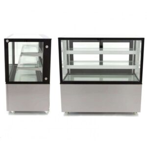 Vitrina expositora refrigerada recta.