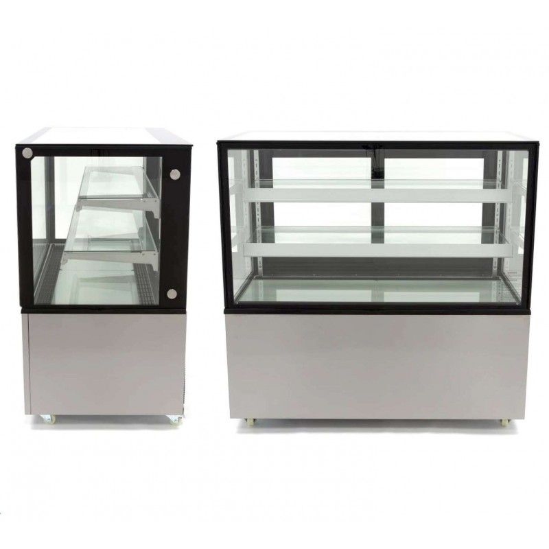 Vitrina expositora refrigerada recta.