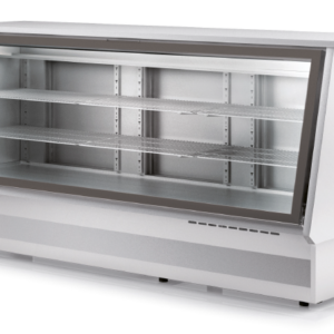 Vitrina refrigerada cerrada.