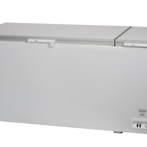 Arcón congelador con tapa abatible doble de 860 L.