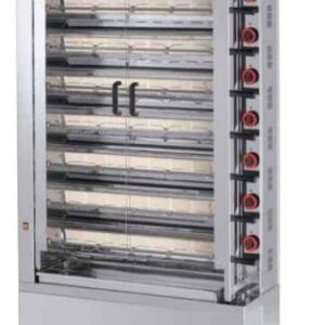Asador de pollos a gas 8 espadas