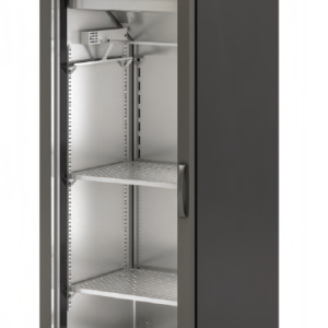 Expositor de maduración de 1 puerta en negro.