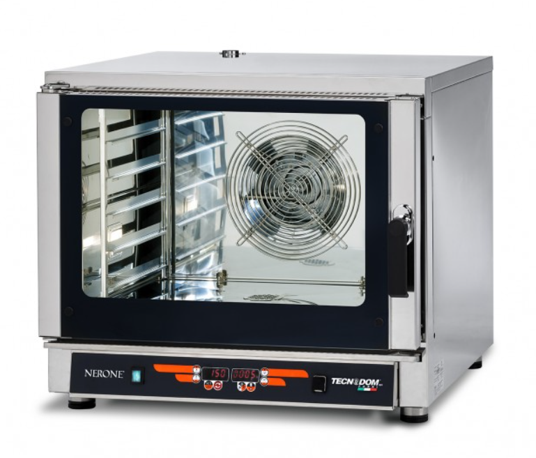Horno digital mixto de 5 bandejas.