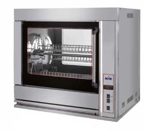 Asador balancera de 4 espadas.